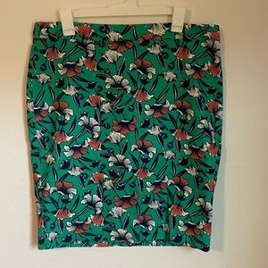 J. By J.Crew Patterned Pencil Skirt